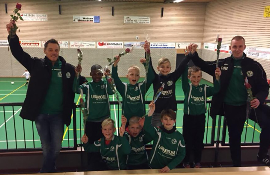 Heerenveense Boys JO11-1 zaalkampioen 2017-2018