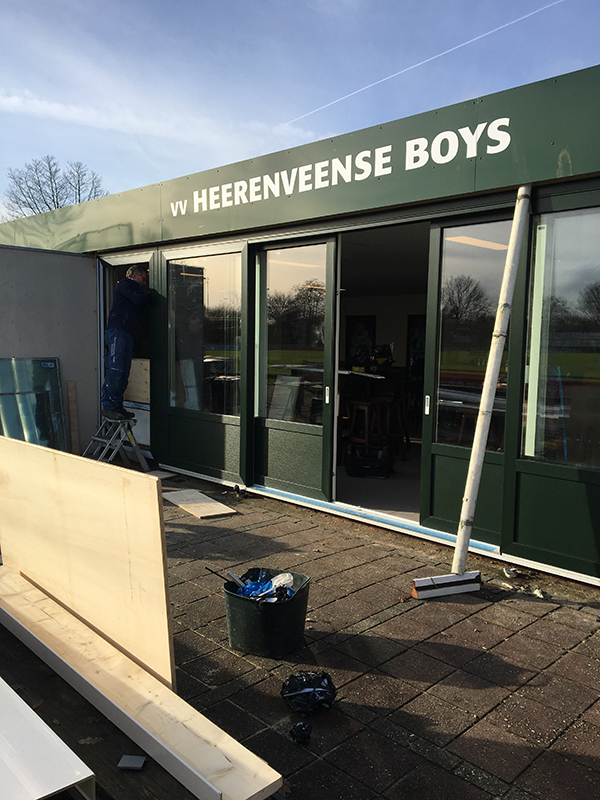 Renovatie kantine Heerenveense Boys (30-01-2018)