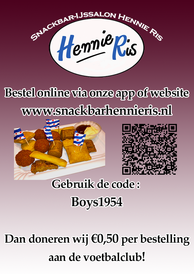 Hennie Ris ledenactie Heerenveense Boys