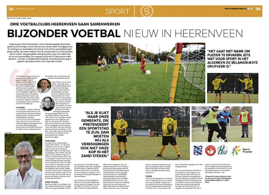 Bijzonder voetbal Heerenveen